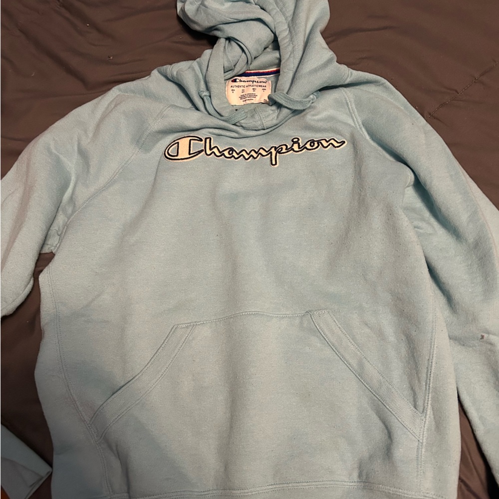 Champion Sky Blue Pullover Hoodie